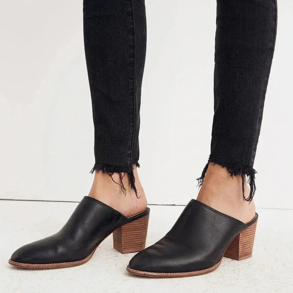 Madewell 9 inch High Rise Skinny Jeans Raw Hem Button Fly Pants Women’s Size 27 - Picture 2 of 14